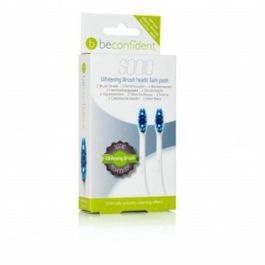 Beconfident Cabezales de Recambio para Cepillo Dental Eléctrico Sonic Blanqueadores Blanco, Cerdas DuPont®, Recordatorio Pedex (2 Unidades) Precio: 13.50000025. SKU: S0581773
