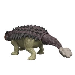 Mattel Jurassic World Jgb90 Dinosaurio Wild Roar Euoplocephalus con Sonido y Ataque Cabeza Móvil - 24 cm