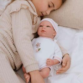 Muñecas Arias Muñeca Reborn Lola 40 cm Cuerpo Blando con Capazo Muñeco con Peso Español