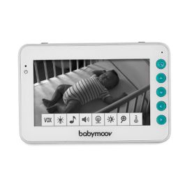 Babymoov YOO-MOOV Vigilabebés Video Motorizado 360º Pantalla 4.3" Talkie-Walkie Visión Nocturna Temperatura Canciones Cuna VOX