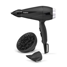Babyliss 6710DE Secador de Pelo Profesional Turbo Pro 2100W Motor AC Iónico Antiestático con Boquillas y Difusor