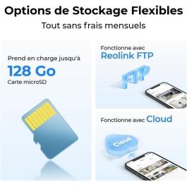 Reolink REO1726827160277 Cámara para exteriores G330 Blanca