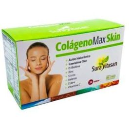 SURA VITASAN Colagenomax Skin 30 Sobres Colágeno Hidrolizado Ácido Hialurónico Vitamina C Zinc Cobre Biotina Piel Cabello Uñas Precio: 45.4999996. SKU: B16KZYRQVM