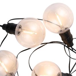 Day Guirnalda 10 LEDs Luz Cálida Con Temporizador IP44 para Exteriores 7.5m