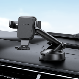 UGREEN 60990B Soporte para Teléfono Móvil/Smartphone para Coche, Negro, Compatible con Amplia Gama de Dispositivos