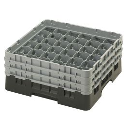 CAMBRO - 36S638-110 - Cesta de lavado 36 comp. 3 alturas - 7,2 cm Ø máx. - alt. máx. 17,6 cm - 50 x 50 x 22,5 cm - Negro Precio: 76.4999994. SKU: B1BN23LLYJ