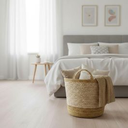 Inde Cesta Cónica Seagrass con Asas 30 cm (12 Unidades)