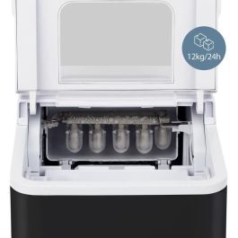 WINKEL KW12 Máquina de hielo, Producción de 12 kg/día, Depósito de agua de 2.2L, Tapa con ventana de control, Panel de pantalla LED