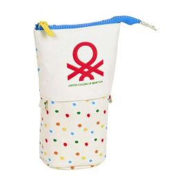 Estuche Escolar con Accesorios Benetton Topitos Blanco (8 x 19 x 6 cm) (32 Piezas) Precio: 11.49999972. SKU: S4308034