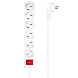 Aisens Regleta de Enchufes con 6 Tomas con Interruptor, Cable 1.4M, Protección Infantil, Blanco Precio: 7.49999987. SKU: B1CGDNQFNF