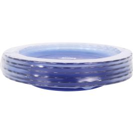 Duralex Plato Postre Picardie 20.5 cm - Plato de Postre Vidrio Templado, Resistente y Apilable, Color Marine (48 Unidades)