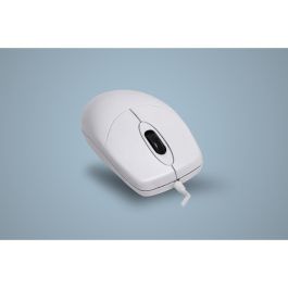 CHERRY AK-PMJ1 Ratón óptico USB Cableado 2 Botones 1000 DPI Ambidextro Blanco para Oficina