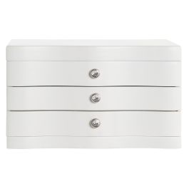 DKD Home Decor Joyero Romántico Blanco Gris 17 x 16 x 27 cm