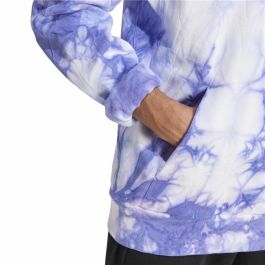 Sudadera con Capucha Hombre Adidas All Szn Fleece Wash Hoodie Azul XS