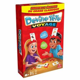 Spinmaster SPI1723825784009 Adivina la Cabeza Viaje - Juego de mesa familiar portátil para niños a partir de 6 años