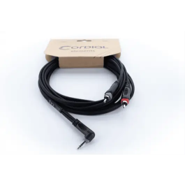 Cordial Cable Y Mini-Jack Estéreo Acodado / 2 Rca 1,5 M