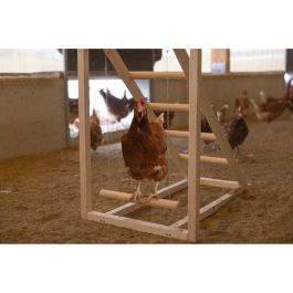 Kerbl KER4018653390924 Torre Trepadora para Gallinas con Columpio y Escalera Robusta 85 x 55 x 76 cm