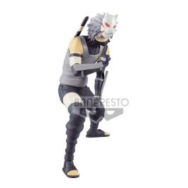 Banpresto Figura Hatake Kakashi Vibration Stars Naruto Shippuden 18 cm PVC con Base para Exposición