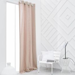 Today TOD1694780964875 Cortina con Ojales de Algodón Rosa 140x240 cm