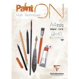 Bloc De Dibujo Clairefontaine Paint On Multitecnicas Encolado A4 250G 40H (Set de 4) Precio: 33.49999952. SKU: B1BLXXDVPJ