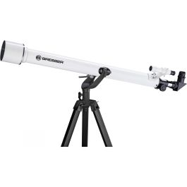 Bresser 60/900 AZ Telescopio Refractor Lente Aluminio 900mm Negro Blanco