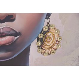 DKD Home Decor Cuadro Colonial Africana Multicolor 4 x 122 x 62 cm (2 Unidades)