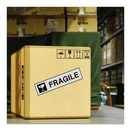 Brother Cinta Continua de Papel Térmico Adhesivo Blanco 50 mm x 30,48 M