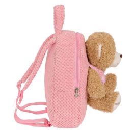 Mochila Safta Preescolar Osito Extraible Rosa 75x230x270 mm Mochila Safta Preescolar Osito Extraible Rosa 75x230x270 mm