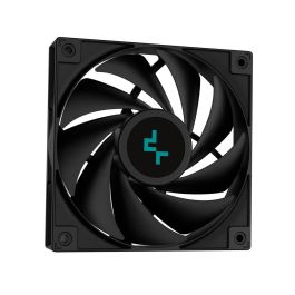 Deepcool LS720S Zero Dark Sistema de Refrigeración Líquida AIO para CPU, 3 ventiladores 120mm, Negro