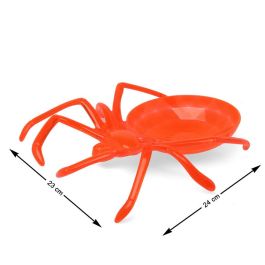 Platillo en forma de Araña Plástico Rojo 24 cm para Halloween - Decoración de Fiestas y Snacks Precio: 1.49999949. SKU: B174WGRHDT