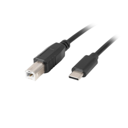 Lanberg CA-USBA-14CC-0030-BK Cable USB 2.0 USB B a USB C 3m 480Mbps Contactos Oro Negro Precio: 5.50000055. SKU: S5609113