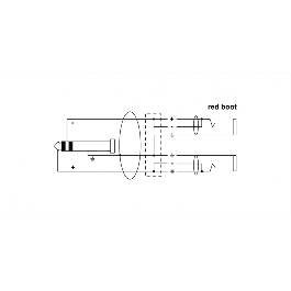 Cable Y Jack Estéreo Macho / 2 Jacks Mono Hembra 30 Cm Cable Y Jack Estéreo Macho / 2 Jacks Mono Hembra 30 Cm