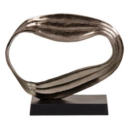 Figura Decorativa Negro Plateado Aluminio 52 x 15 x 46 cm Precio: 140.226900726. SKU: B1FXRMSAEP