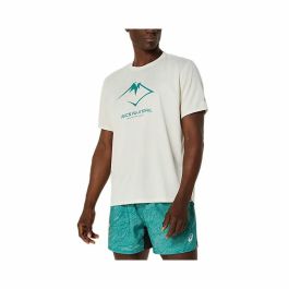 Camiseta de Manga Corta Hombre Asics Fujitrail Logo Ss Top Blanco Precio: 41.9749. SKU: B19MJMG8E4