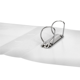 Liderpapel Carpeta Canguro 2 Anillas 40 mm Polipropileno DIN A4 Transparente