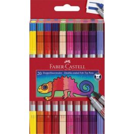Rotulador Fibra Faber-Castell Doble Punta Caja De 20 Precio: 8.49999953. SKU: B18N4ZTLKP