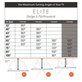 Soporte TV Vogel's TVM5855 NEGRO 55" 100"