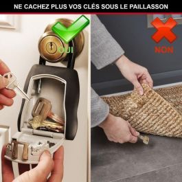 Master Lock Caja de Seguridad para Llaves con Combinación Programable de 4 Dígitos, Resistente a la Intemperie, Cuerpo de Aluminio y Mango Master Lock Caja de Seguridad para Llaves con Combinación Programable de 4 Dígitos, Resistente a la Intemperie, Cuerpo de Aluminio y Mango