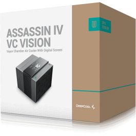 DeepCool ASSASSIN IV VC VISION Refrigerador de Aire para CPU, 120/140mm, 500-1800 RPM, TDP 300W, Negro