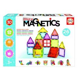 Educa Borrás Juego Magnetics 26 PCS - Juego de Construcción Magnético con 26 Piezas Translúcidas de Colores - Ref. 20022 Precio: 17.20136. SKU: B12EATFRP9
