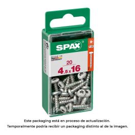 Spax 4201010450161 Tornillo Madera Cabeza Redonda Wirox Acero 4,5x16mm Caja 20 Unidades Precio: 2.50000036. SKU: S7913831