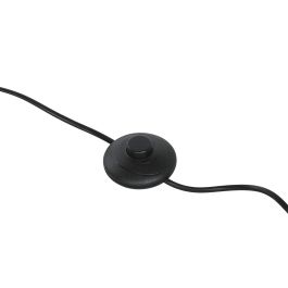 DKD Home Decor Lámpara de Pie Moderna Blanca 40x40x150 cm Metal Poliester