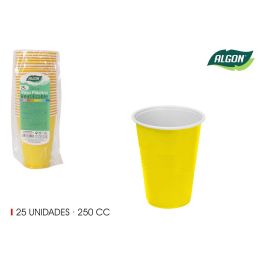 Set de 25 Vasos Bicolor Limón y Azul 250 ml Algon (24 Cajas) Precio: 33.68999975. SKU: B16W4AL4DM