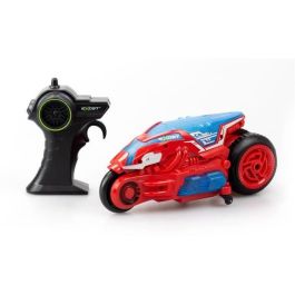EXOST MOTODRIFT X LED AAAOS97004 - Moto Teledirigida 2.4 GHz 1:18, Roja 23 cm - Para Niños +5 Años