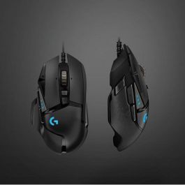 Logitech 910-005470 Ratón Gaming G502 Hero 25600 DPI RGB LIGHTSYNC, 11 Botones Programables, Peso Ajustable y Negro Logitech 910-005470 Ratón Gaming G502 Hero 25600 DPI RGB LIGHTSYNC, 11 Botones Programables, Peso Ajustable y Negro