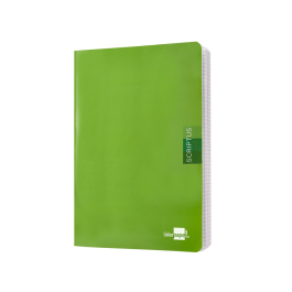Liderpapel Libreta Scriptus A5 48 Hojas 90gr Cuadro 4mm Con Margen Color Verde