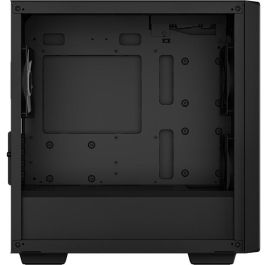 DeepCool CC360 ARGB Mini Tower PC Negro, compatible micro ATX/Mini-ITX con ventana lateral y filtro anti-polvo