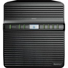 Synology DS423 Servidor de Almacenamiento NAS para Hogar, 2GB DDR4, Procesador Realtek RTD1619B, DiskStation Manager, Negro