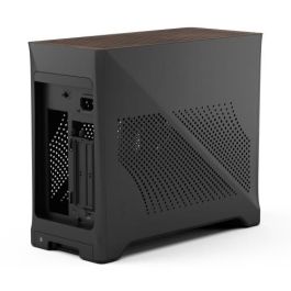 Fractal Design ERA ITX Caja PC m-ITX Charcoal, 2 ventiladores de 120 mm, USB3.1 Tipo C, tarjeta elevadora PCIe 4.0