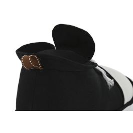 DKD Home Decor Sujetapuertas Negro Rojo 12 x 16 x 22 cm (2 Unidades)